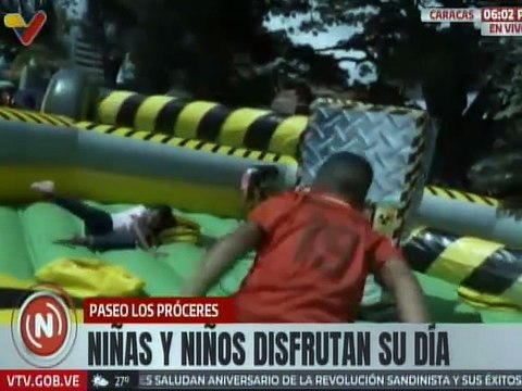 Caracas | Paseo Los Próceres se llenan de alegría y risas con la celebración por el Día del Niño