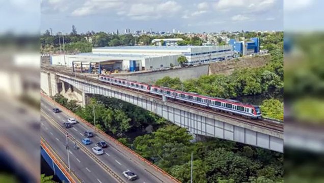 Trenes de seis vagones del metro recorren por primera vez Villa Mella