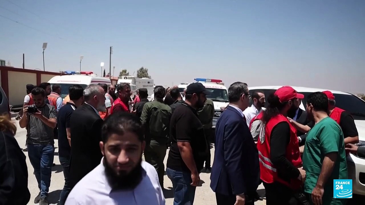 Siria: primer convoy de ayuda humanitaria llegó a la devastada ciudad de Sweida