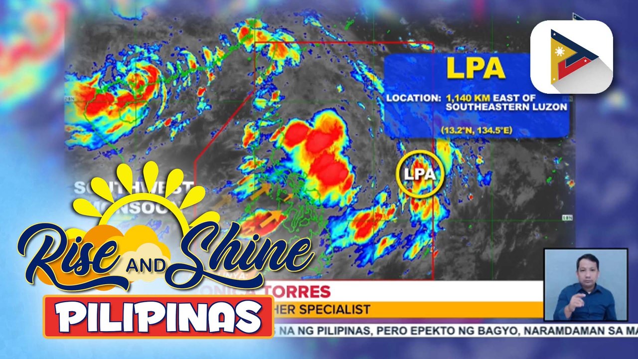 PAGASA, nakaantabay sa panibagong LPA sa loob ng PAR; Habagat patuloy na magpapaunlad sa malaking bahagi ng bansa