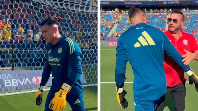 Campeón de Campeones: Antonio Mohamed y Luis Malagón previo a la final en el Dignity Health Sports Park