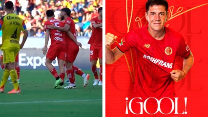 Toluca: Franco Romero empata el partido al minuto 12, tras un gol del América en los primeros 50 segundos de juego