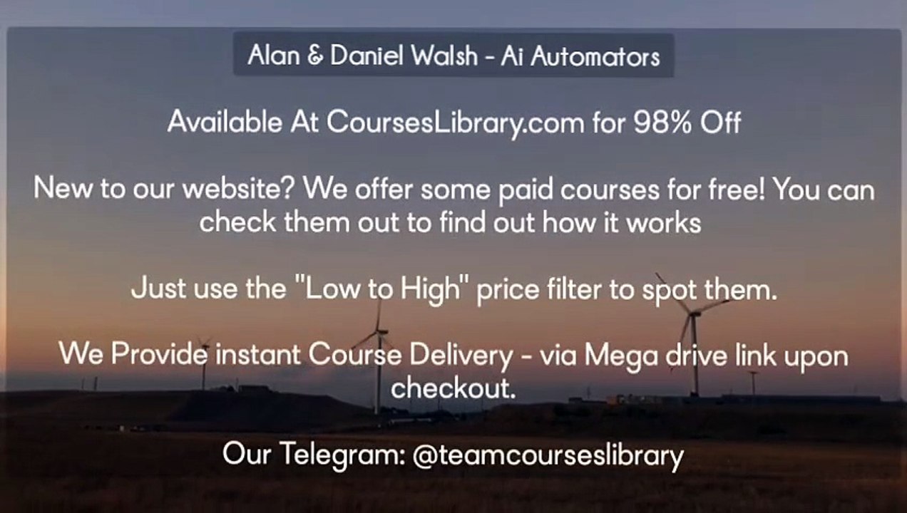 (courseslibrary.com)Alan & Daniel Walsh - Ai Automators
