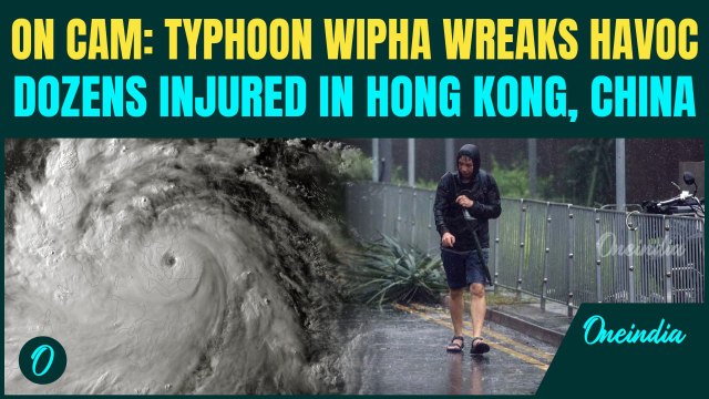 Typhoon Wipha Batters Hong Kong, China: SHOCKING VIDEOS Show Destruction; Dozens Injured | Watch