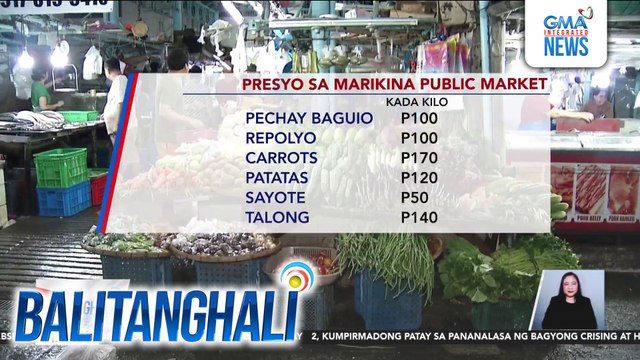 Presyo ng ilang gulay, tumaas kasunod ng pananalasa ng Bagyong #CrisingPH at hanging Habagat | Balitanghali