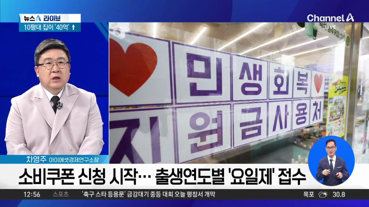 소비쿠폰 신청 시작…출생연도별 ‘요일제’ 접수