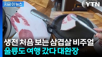 "울릉도는 원래 이래" 삼겹살 시켰다 화들짝...정육점 사장도 놀란 비계 [지금이뉴스] / YTN