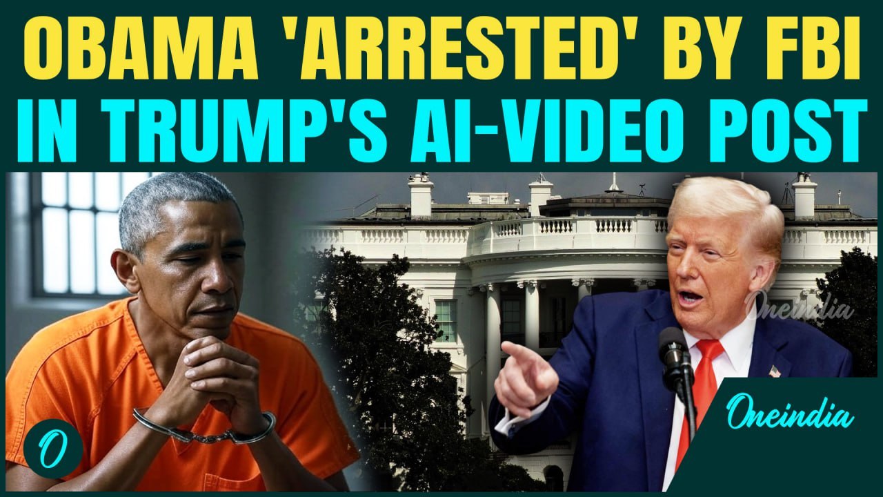 Obama in Handcuffs? Trump Posts AI Video of Obama ARRESTED |Biden, Obama Face Election Rigging Trial