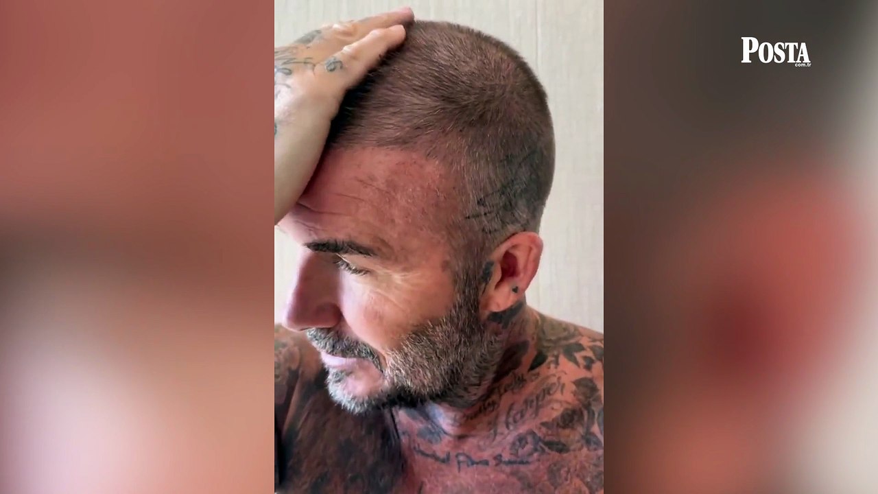Tıraş makinesi kaydı, saçlar gitti! David Beckham kel kaldı: Victoria’dan olay paylaşım
