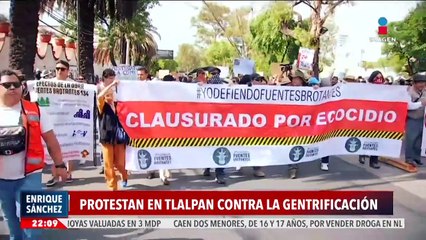 Segunda marcha contra la gentrificación termina con destrozos en Ciudad Universitaria