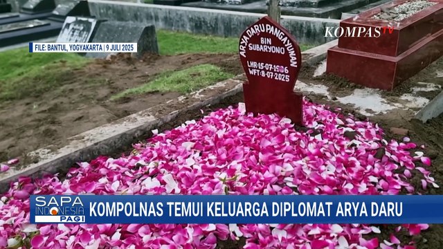 Kompolnas Akui Kantongi Informasi Baru di Kasus Kematian Diplomat Kemlu Arya Daru | SAPA PAGI