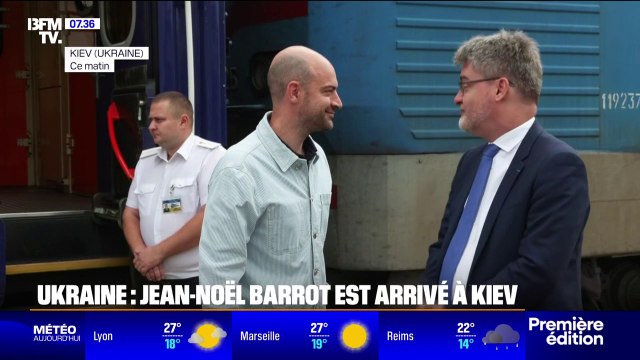Ukraine: le ministre des Affaires étrangères, Jean-Noël Barrot, est arrivé à Kiev