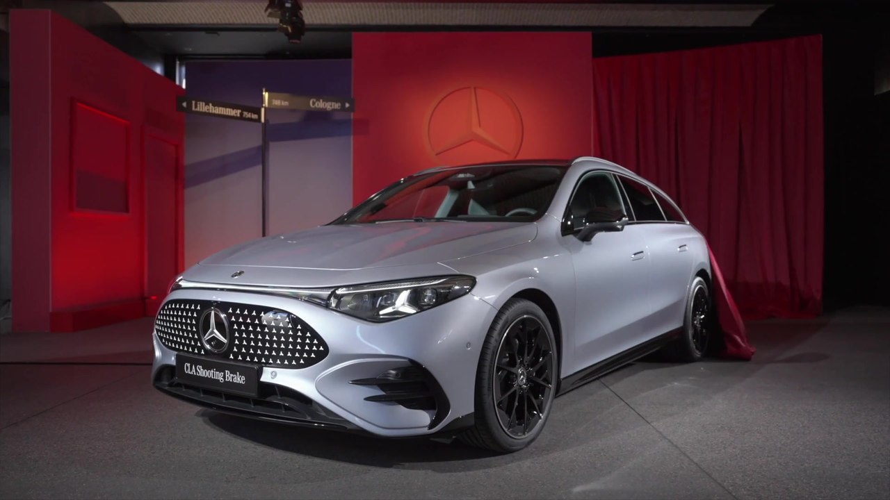 Der neue Mercedes-Benz CLA Shooting Brake mit EQ Technologie - Sportliche Proportionen mit strahlender Front und einzigartigem Heck-Design