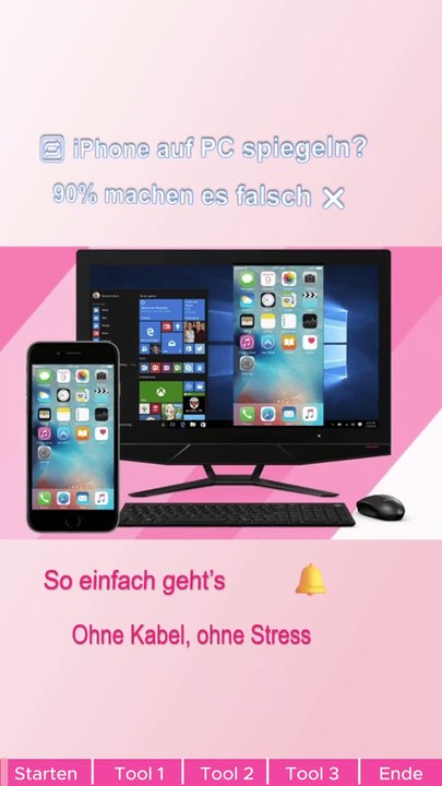iPhone auf PC spiegeln? 90% machen es falsch