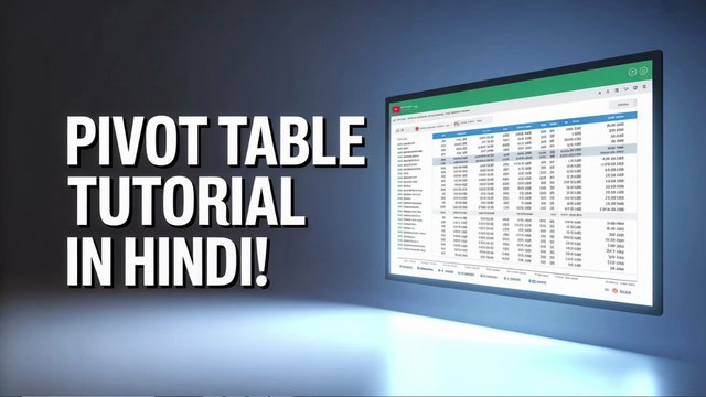 Pivot Table Tutorial in hindi | How to use Pivot Table in excel | Tech Jugaad 4U |