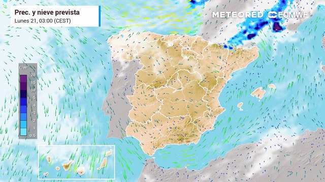 Tormentas fuertes a la vista con granizo e intensos vientos en superficie