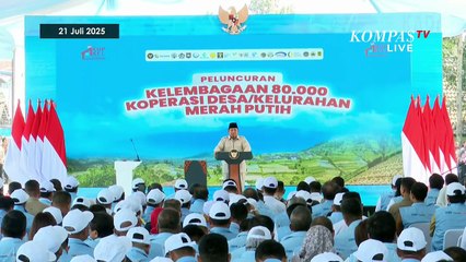 [FULL] Presiden Prabowo Luncurkan Koperasi Desa Merah Putih hingga Kelakar soal Reshuffle Kabinet