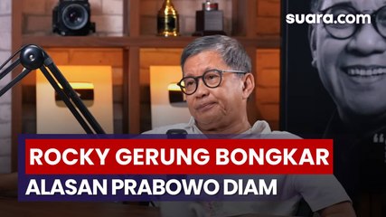 Rocky Gerung Bongkar Alasan Mengejutkan Prabowo Pilih Diam Saat Gibran Terancam Dimakzulkan!