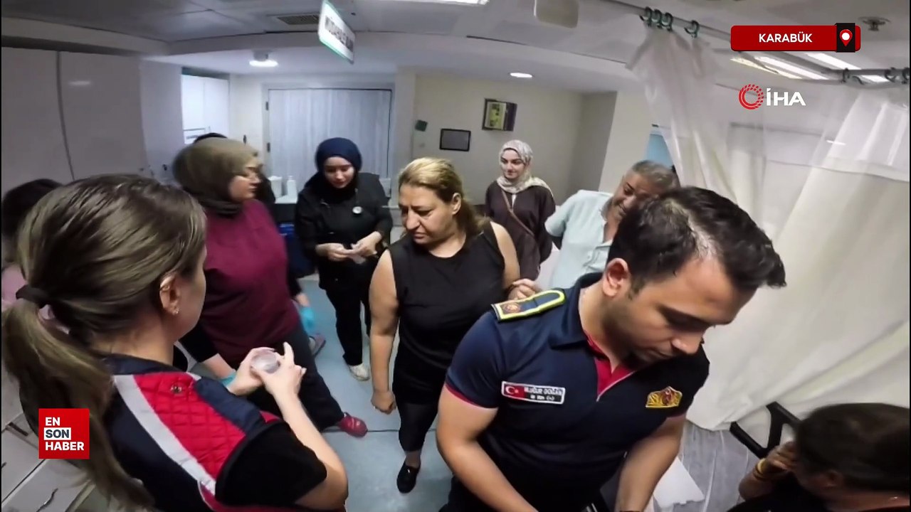 Karabük'de parmağına sıkışan yüzük itfaiye ekiplerince çıkarıldı
