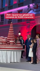 10.500 macarons, 60 heures de travail ... Les chiffres fous du gâteau d'Albert II de Monaco pour ses 20 ans de règne