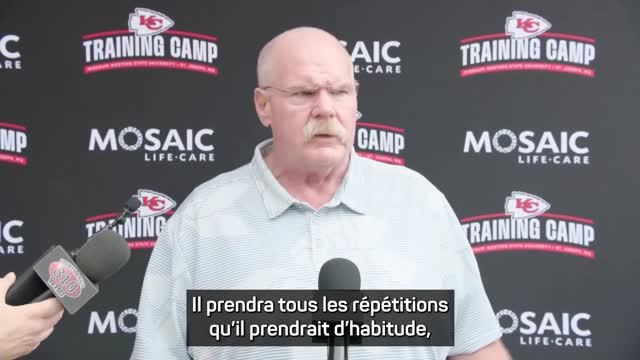 Kansas City Chiefs - Reid : “On continue normalement avec Rashee Rice”