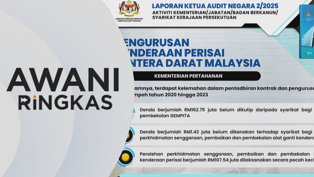 AWANI Ringkas: LKAN dedah ketirisan, kelemahan tadbir urus