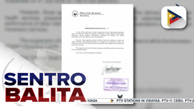 Pasok sa gov’t offices at mga paaralan sa Metro Manila at mga kalapit probinsya, sinuspinde dahil sa malakas na pag-ulan at pagbaha