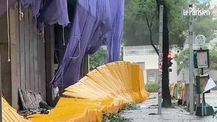 Hongkong frappé par le typhon Wipha