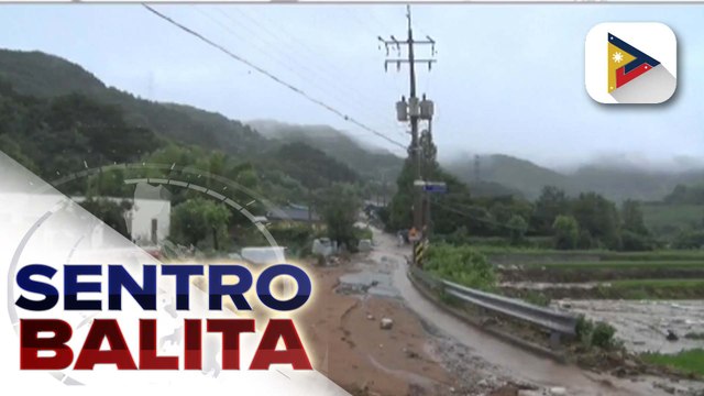 17 patay sa matinding pagbaha at landslides sa South Korea