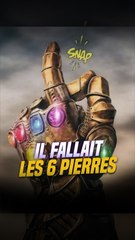 Pourquoi Thanos a besoin des 6 pierres d'infinité pour son snap ?