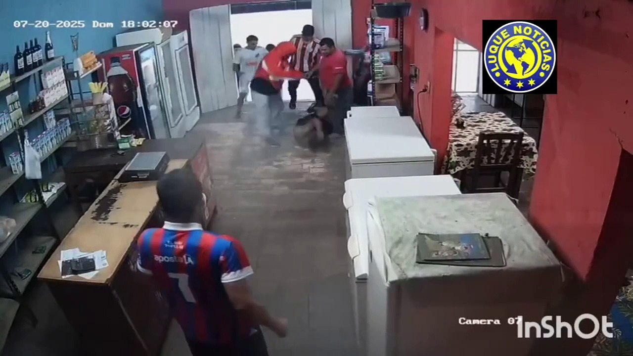 Hincha agredido. Luque Noticias
