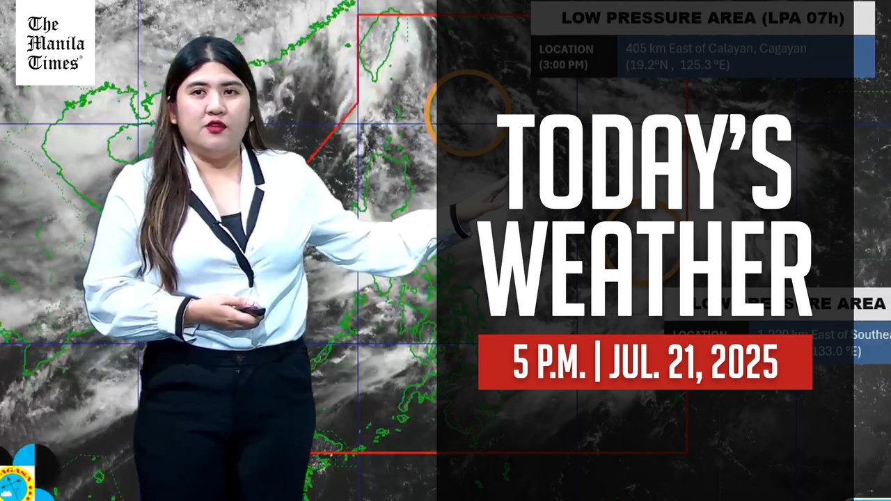 Today's Weather, 5 P.M. | Jul. 21, 2025