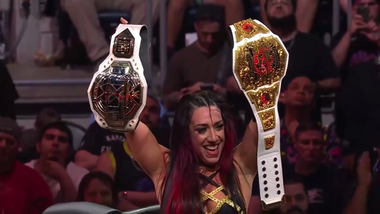 TNA Slammiversary _July 20, 2025 - Masha Slamovich Vs Jacy Jayne _Title Vs Title - TNA Knockouts World Championship Vs NXT Women's Championship _Champion Vs Champion