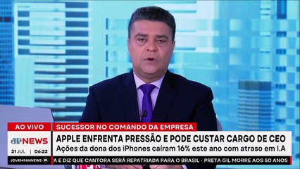 Apple enfrenta pressão após queda nas ações; Bruno Meyer comenta