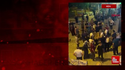 Konya'da 'masa' tartışması kavgaya dönüştü