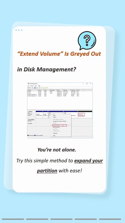 Extend Volume Greyed Out? Here’s the Easiest Fix!