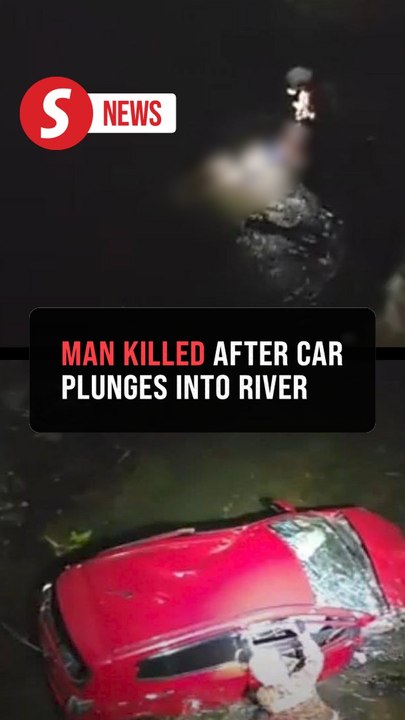 Man dies after car plunges into river in Kota Kinabalu