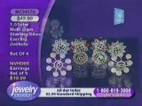 MCH070 - Multi Gem Sterling Silver Earring Jackets