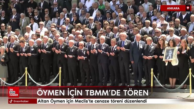 Altan Öymen için Meclis’te cenaze töreni düzenlendi