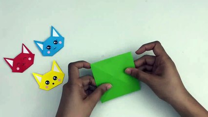 How to Make Paper CAT FINGER PUPPET for Kids - Origami