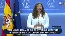 Ester Muñoz respalda que se investigue a Montoro 
