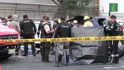 Accidente de tránsito en el oeste de Ecuador deja al menos nueve muertos