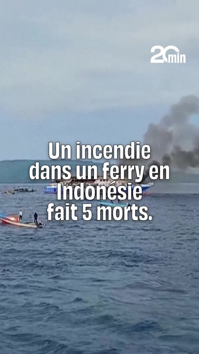 Indonésie : Un incendie sur un ferry fait 5 victimes, près de 300 personnes secourues