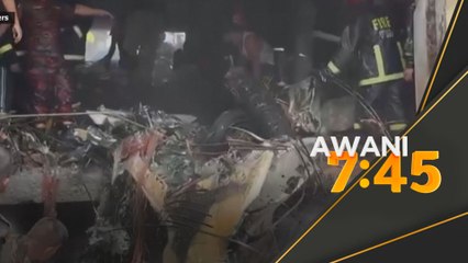 Pesawat latihan tentera udara bangladesh terhempas, 1 maut