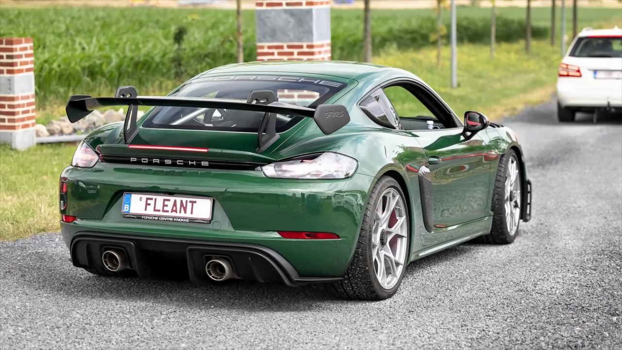 Porsche 718 Cayman GT4 RS - Acceleration Sounds !