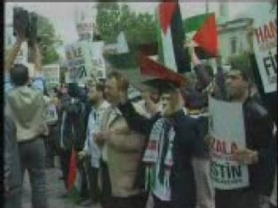 İsrailin 60.Yılı Protestoları - İstanbul Ve Ankara