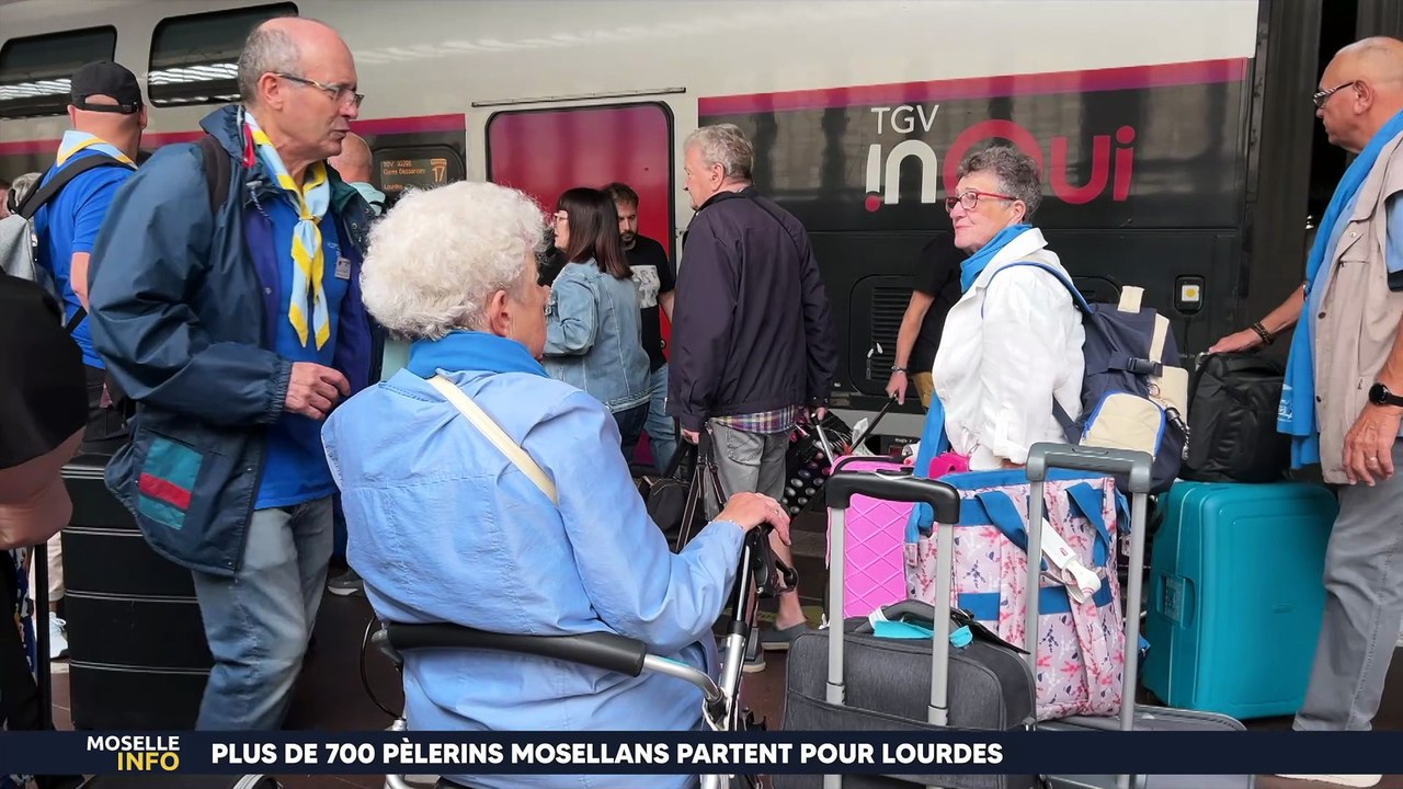 Les pèlerins mosellans en route pour Lourdes