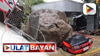 Pagguho ng lupa at rockslides, naranasan sa Baguio City