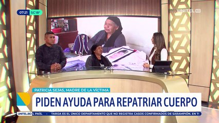 Boliviano asesinado en Chile, familiares necesitan más de $us 3 mil para repatriar el cuerpo