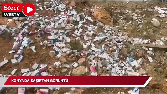 Konya'da şaşırtan görüntü